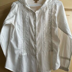 April Cornell Cream Blouse